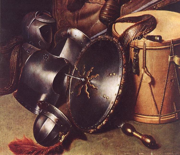DOU, Gerrit Officer of the Marksman Society in Leiden (detail) sd oil painting image